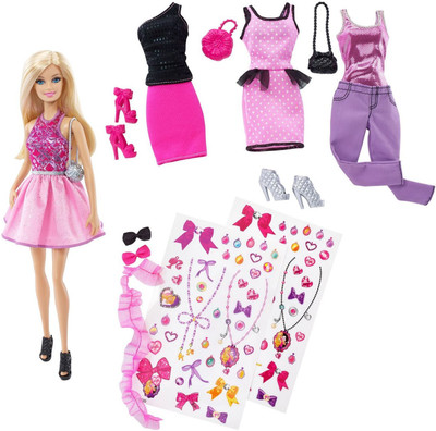 

Barbie Fashion Activity Doll(Multicolor)