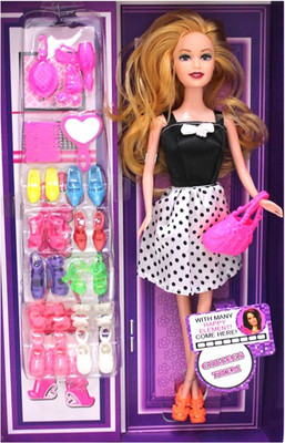 

Smiles Creation beautiful Stylish Doll with Outfits Fashion Accessories(Multicolor)