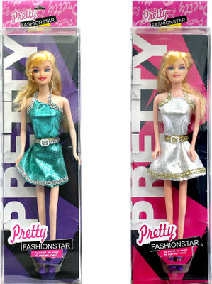 

Amaya Pretty Fashion Doll95 SET of 2(Multicolor)
