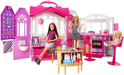 

Barbie Glam Getaway House(Multicolor)