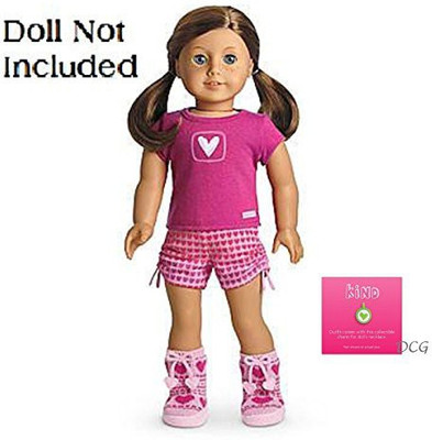 

American Girl My Ag Sweetheart Pajamas For 18"+ Charm ( Not Included)(Multicolor)