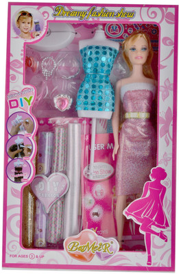 

Smiles Creation Dream Fashion Show Set With Doll Toy(Multicolor)