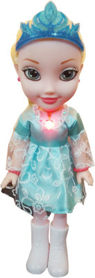 

Montez Fashion Doll Elsa for Toddler with olaf - green(Multicolor)