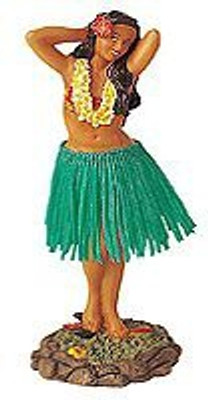 

KC Hawaii Leilani Dashboard Hula Flower Placing Pose 7"(Multicolor)