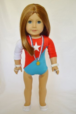 

DollsHobbiesNMore Gymnastics Outfir For American Girlcomplete(Multicolor)
