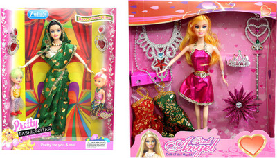 

Amaya Pretty Fashion Doll343 Set Of 2(Multicolor)