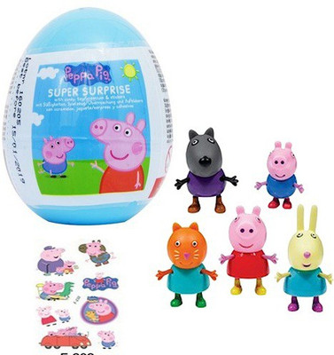 

Switch Control Peppa Pig Egg with 1 Action Figure and Stickers(Multicolor)