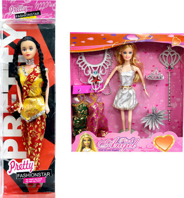 

Amaya Pretty Fashion Doll59 SET of 2(Multicolor)