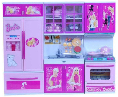 

TRINETRA ENTERPRISE barbie kitchen set(Multicolor)