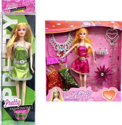 

Amaya Pretty Fashion Doll148 Set Of 2(Multicolor)