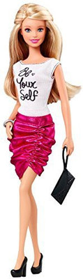 

Barbie Fashionistas Pink Skirt And "Be Yourself" Shirt(Multicolor)