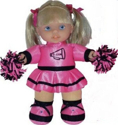 

Lovee Munchkin Cheers 13" Electronic Talking Cheerleader Pink(Pink)