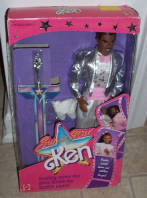 

Barbie 1988 Super Star Ken Ethnic Item 1550(Silver)