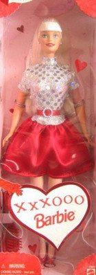 

Barbie 1999 Valentine Special Edition 12 Inch Xxxooo With Glamour(Multicolor)