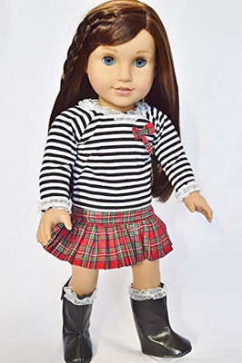 

DollsHobbiesNMore Rock N Roll Outfit For American Girl(Multicolor)