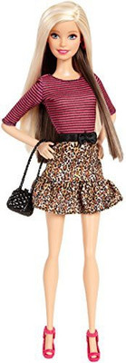 

Barbie Fashionista Leopard Print Skirt(Multicolor)