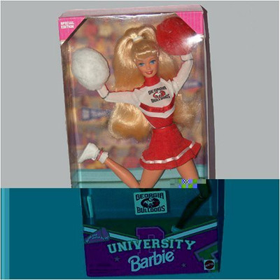 

Mattel University Barbie Special Edition Cheerleader Georgia(Multicolor)