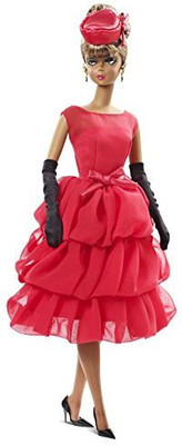 

Barbie collector bfmcred dress african american(Red)