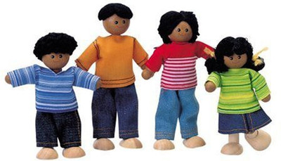 

Plan Toys Doll House Ethnic Family #7416(Multicolor)