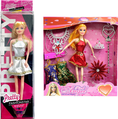 

Amaya Pretty Fashion Doll175 Set Of 2(Multicolor)