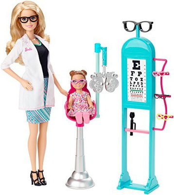 

Barbie Careers Eye Doctor Playset(Multicolor)