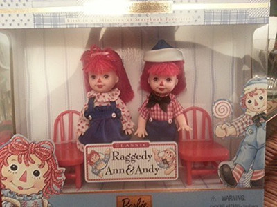 Mattel 1999 Barbie Collectibles - Kelly & Tommy as Raggedy Ann & Andy(Multicolor)