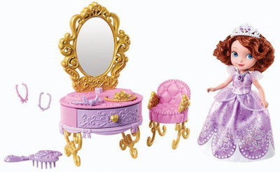 

Mattel Disney Sofia The First Ready for The Ball Royal Vanity(Multicolor)