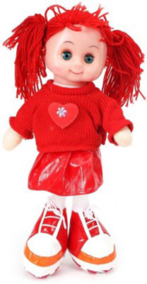 

Wags Beautiful Musical Doll (33cm) With Led Light(Red)(Multicolor)