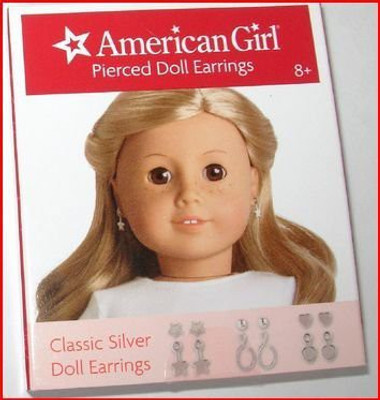 

American Girl Pierced Earrings(White)