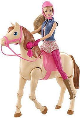 

Barbie Saddle 'N Ride Horse(Multicolor)