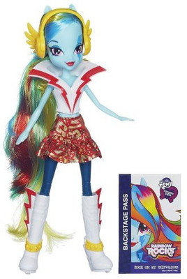

My Little Pony Equestria Girls Rainbow Dash Rainbow Rocks(Multicolor)