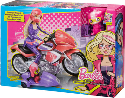 

Barbie Spy Squad Agent Secrets Motorcycle(Multicolor)