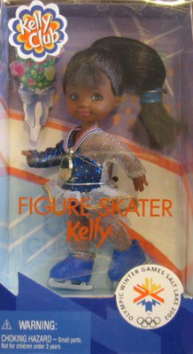 Mattel Barbie/Kelly 2002 Olympic Figure Skater Doll - AA(Multicolor)