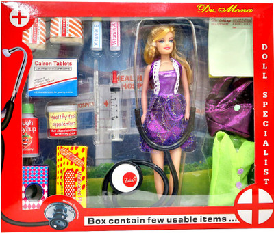 

Amaya Dr Mona Doll Set 4(Multicolor)