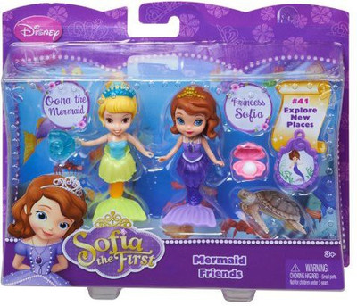 

Mattel Disney Sofia The First 3" Sofia and Oona The Mermaid Doll(Multicolor)