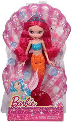 

Barbie Fairytale Small Doll Mermaid, Pink(Multicolor)