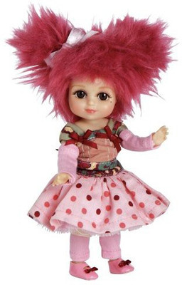 

Marie Osmond 6" Standing Ruella Raspberry Bitty Belle Mop Top(Pink)