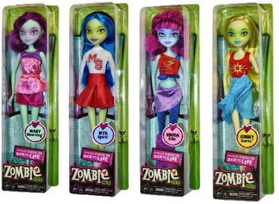 Jakks Pacific Zombie Girls 115" 4 Collection (Premiere Edition)(Multicolor)