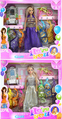 

Amaya Pretty Fashion Doll445 Set Of 2(Multicolor)