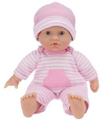 

JC Toys La Baby 11-inch Washable Soft Body Play Doll For Children 18 months Or Older, Designed by Berenguer(Pink)
