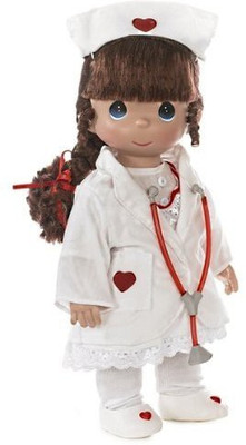 

The Doll Maker Loving Touchnurse Ba Brunette12"(White)