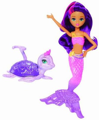 

Barbie The Pearl Princess Mermaid Doll with Sea Turtle(Multicolor)