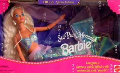 

Mattel Sea Pearl Mermaid Barbie (Hills Special Edition)(Multicolor)