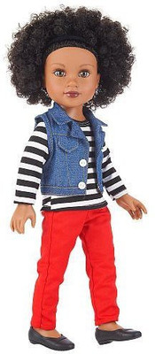 

Journey Girls 18 Inch London Chavonne (Striped Shirt With Vest And Red(Multicolor)