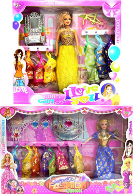 

Amaya Pretty Fashion Doll397 Set Of 2(Multicolor)