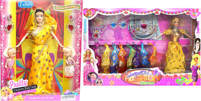 

Amaya Pretty Fashion Doll351 Set Of 2(Multicolor)