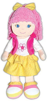 

GirlznDollz Leila - School Outing Stuffed Soft Rag Doll Baby Kids 14" Girlzndollz(Multicolor)