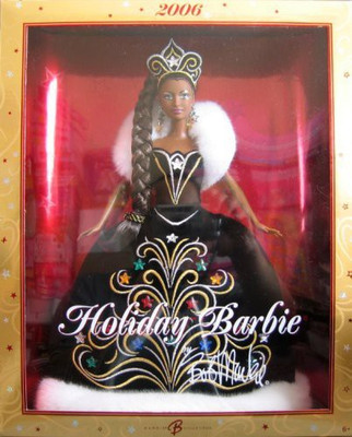 

Mattel Barbie 2006 Holiday Barbie Aa Bob Mackie Collector 2006(Black)
