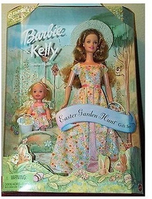 Barbie Special Edition & Kelly Easter Garden Hunt Gift Set 12(Multicolor)