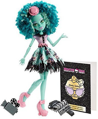 Monster High Frights, Camera, Action! Honey Swamp Doll(Multicolor)
